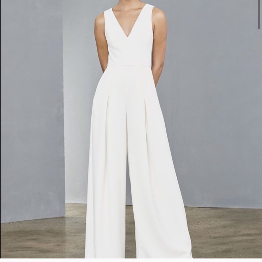 Amsale sheer back jumpsuit -NWOT